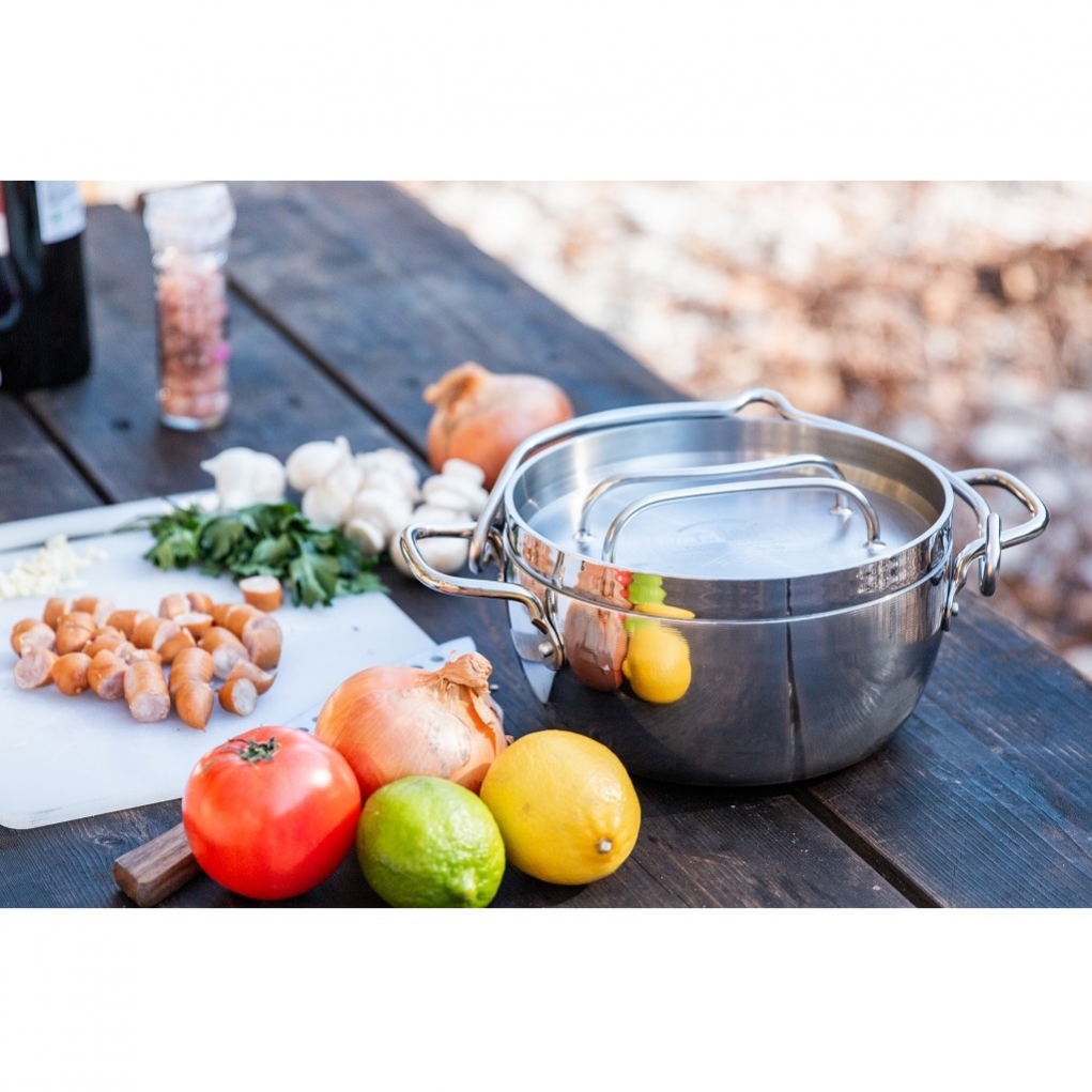 TSBBQ LIGHT STAINLESS DUTCH OVEN