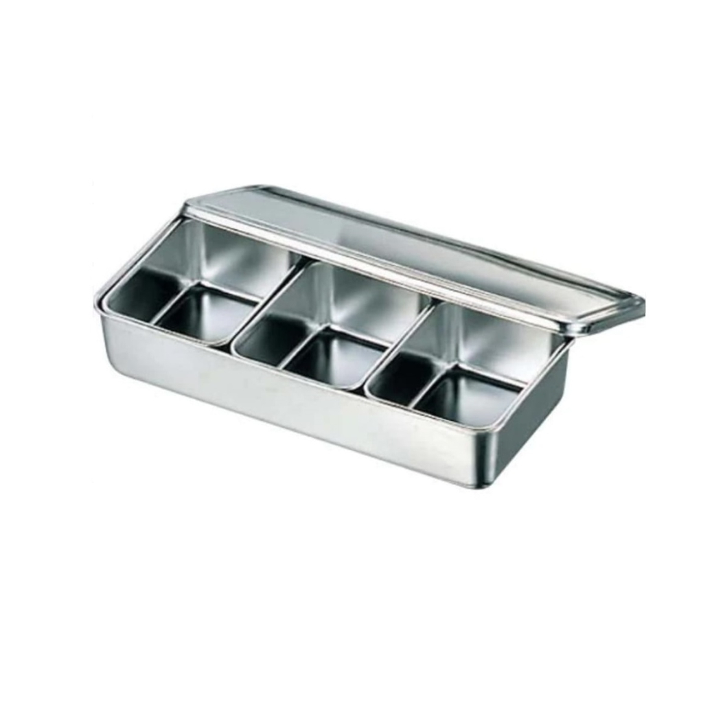 EBM Stainless Steel Yakumi Pan Condiment Dispenser